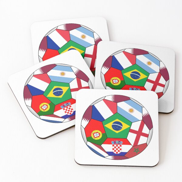 Item preview, Soccer ball with flags - osmi-finale Qatar 2022 designed and sold by siloto.