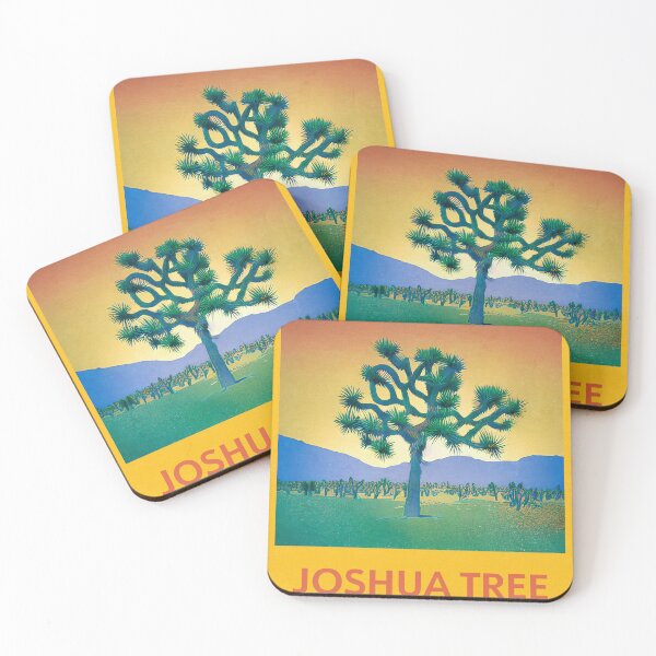 Artikelvorschau, Joshua Tree National Park | Vintage American National Park, Colorful Abstract Design entworfen und verkauft von POSTERAMALA.