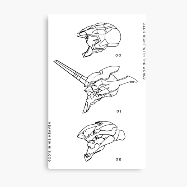 Eva Units Metal Print