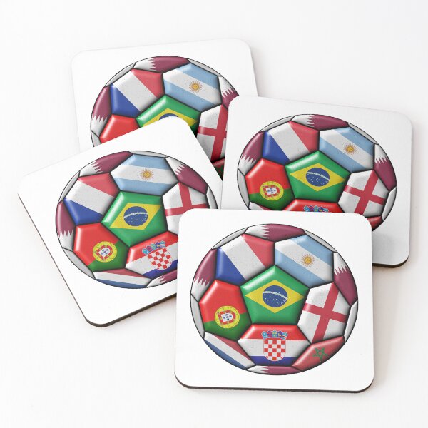 Item preview, Ball with flags - osmi-finale Qatar 2022 designed and sold by siloto.
