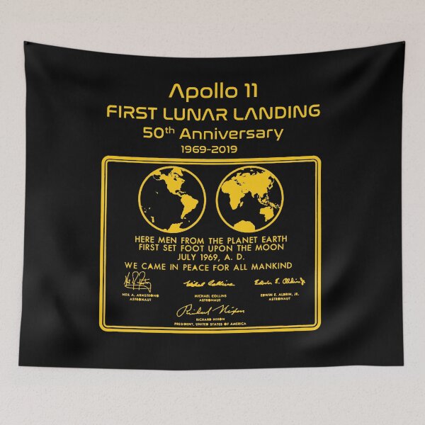 Aperçu de l'œuvre Atterrissage de la plaque lunaire d'Apollo 11 créée et vendue par ARTZ84.