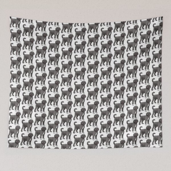 Item preview, Portuguese Water Dog Retriever Cut Black and White designed and sold by Jennifer Stolzer.