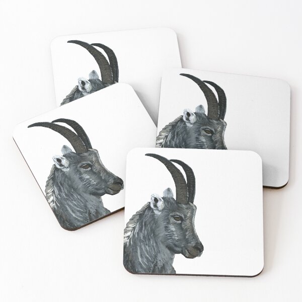 Item preview, Ibex Goat || Watercolor Art by Sulazen designed and sold by SULAZEN.