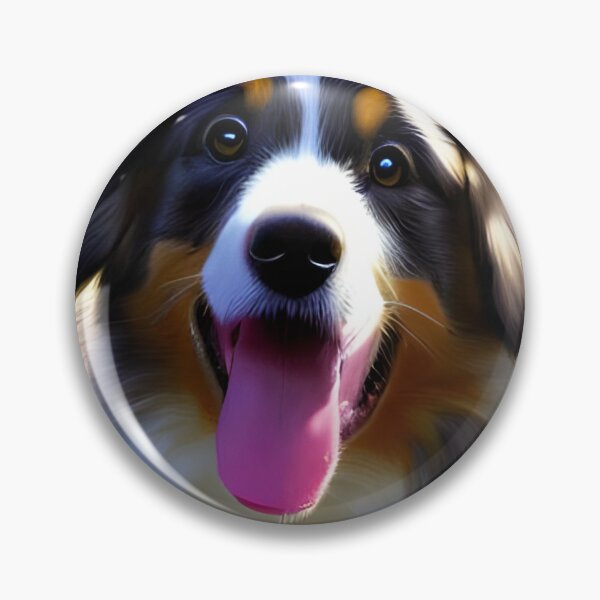 Item preview, Australian shepherd dog with magical nature wallpaper designed and sold by The Love Quill.