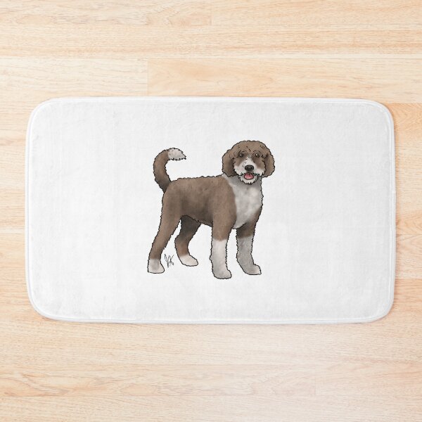 Item preview, Portuguese Water Dog Retriever Cut Chocolate and White designed and sold by Jennifer Stolzer.