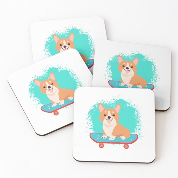 Item preview, Corgi Skateboarding, Dog Love Skateboard Genial Corgi designed and sold by adembulut.