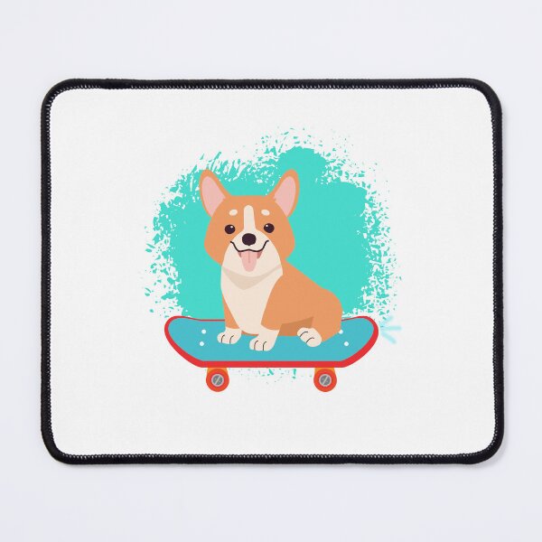 Item preview, Corgi Skateboarding, Dog Love Skateboard Genial Corgi designed and sold by adembulut.