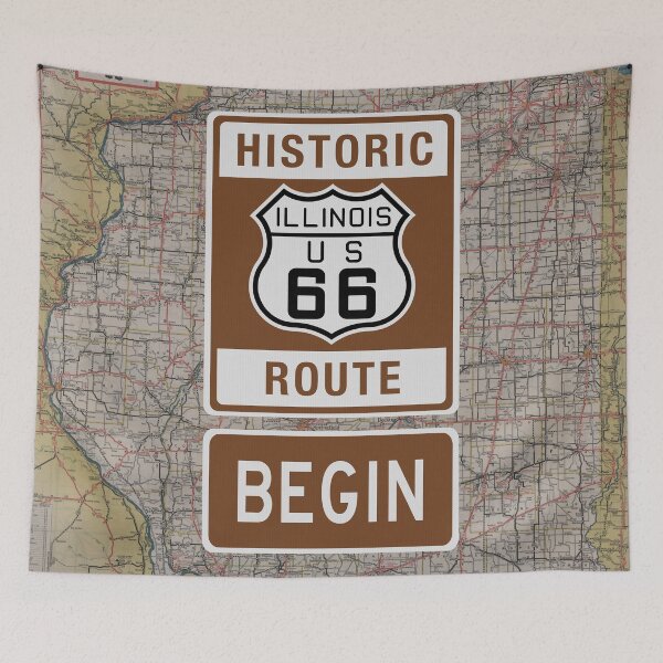 Item preview, Route 66 Illinois Sign designed and sold by Enzwell.