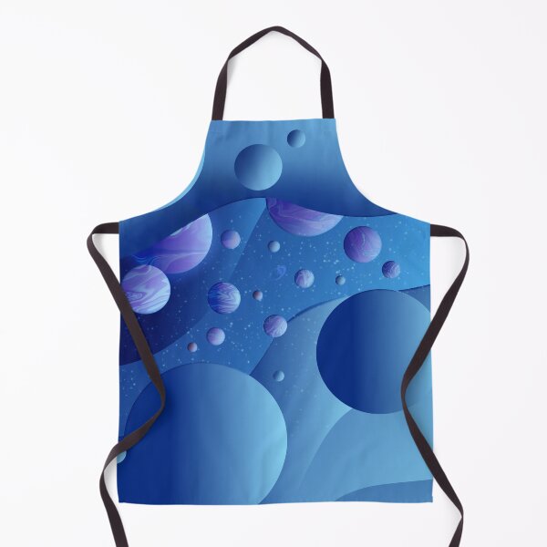 Item preview, Floating bubbles space dimension blue designed and sold by TipTopTapo.