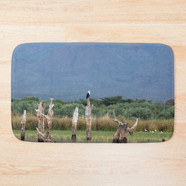 Item preview, African Fish Eagle Bird Skeleton Trees Landscape Africa designed and sold by worldways.