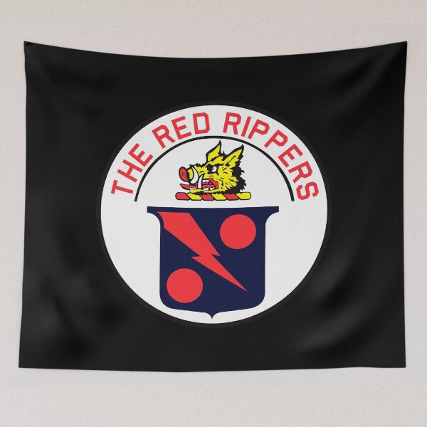 Item preview, USN VFA-11 Strike Fighter Squadron - Red Rippers - Clean Style designed and sold by pzd501.