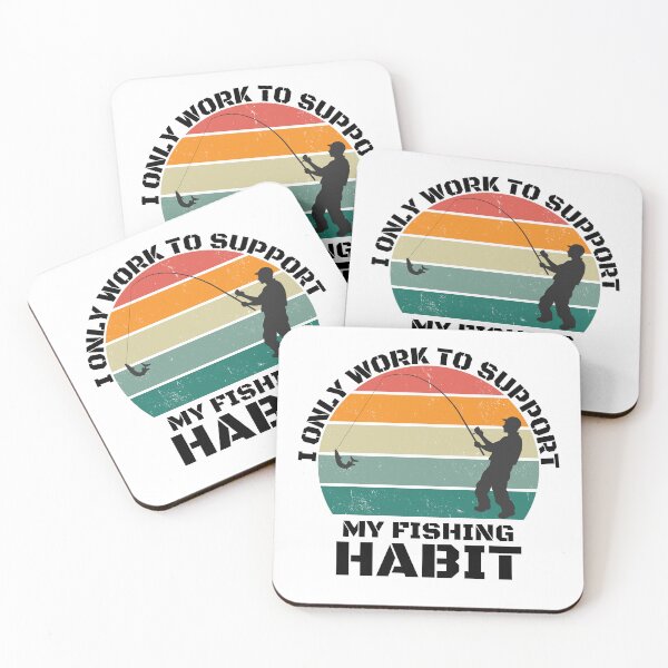 Item preview, Fishing Lover | I only work to support my fishing habit | Funny designed and sold by BlessedConcepts.