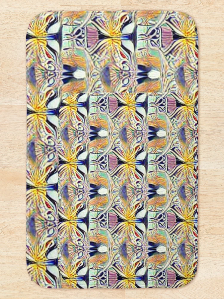 Thumbnail 5 of 6, Bath Mat, Abstract Renaissance Pattern designed and sold by calibrit.