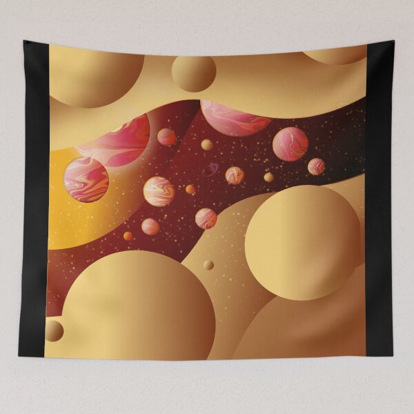 Item preview,  Floating bubbles space dimension red designed and sold by TipTopTapo.