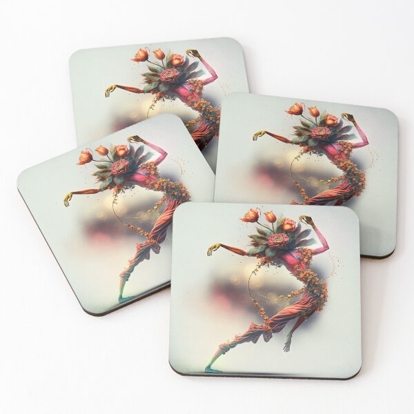 Item preview, Dancing flower art designed and sold by mrlongfield.