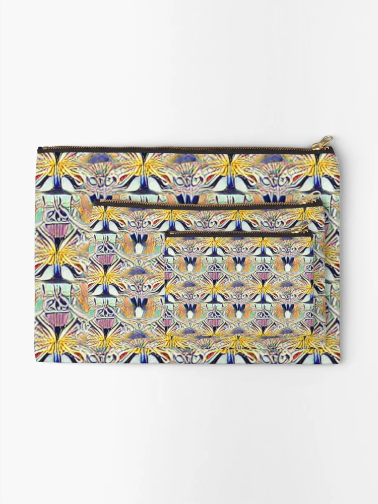 Thumbnail 2 of 4, Zipper Pouch, Abstract Renaissance Pattern designed and sold by calibrit.