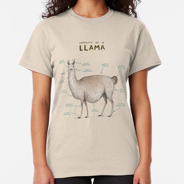 Anatomy of a Llama Classic T-Shirt