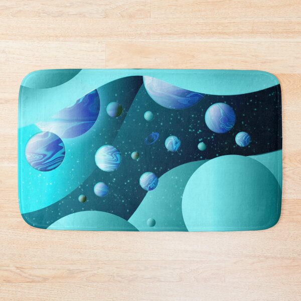Item preview,  Floating bubbles space dimension pink designed and sold by TipTopTapo.