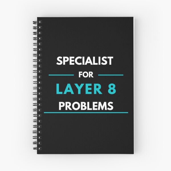 Item preview, Specialist For Layer 8 Problems (blue) designed and sold by PD-Store.