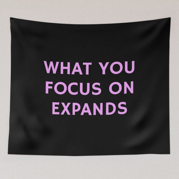 Item preview, Best Zen motivational quotes - WHAT YOU FOCUS ON EXPANDS  designed and sold by Inspirationmotivation.