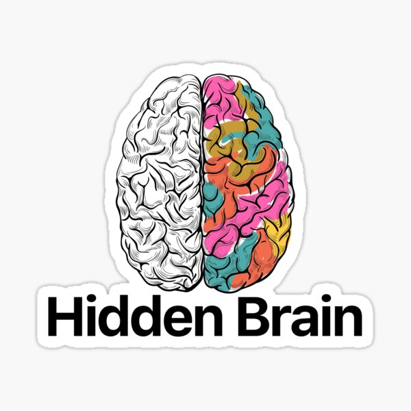 Vista previa del artículo con la obra «cerebro oculto», diseñado y vendido por nextneveldesign.