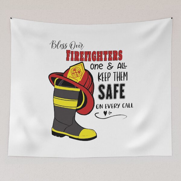 Item preview, Bless Our Firefighter designed and sold by GraceArt4You.