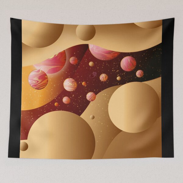 Item preview, Floating bubbles space multiverse rift designed and sold by TipTopTapo.