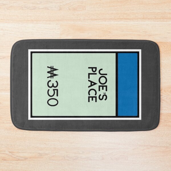 Item preview, Joe's Place custom Monopoly tile designed and sold by RstyBcktWkshp.