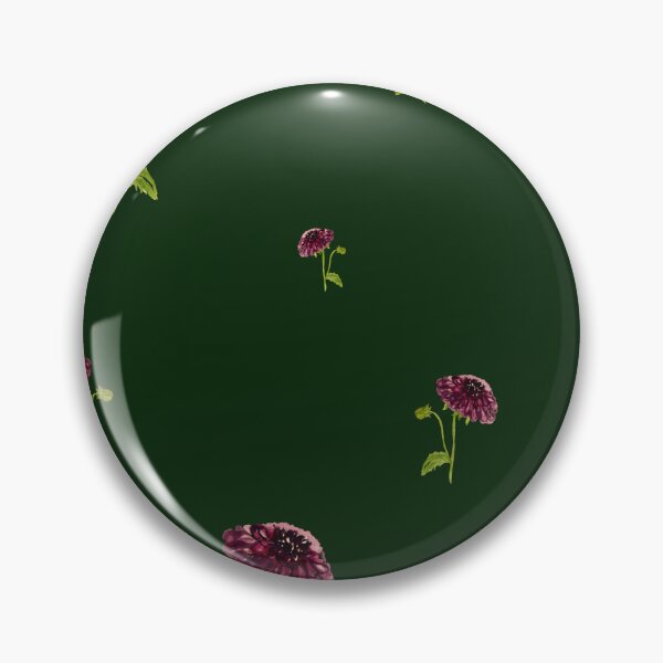 Artikelvorschau, Dahlia red seamless cute pattern a watercolor green entworfen und verkauft von Yana Mustafina | Boho Soulful Designs.
