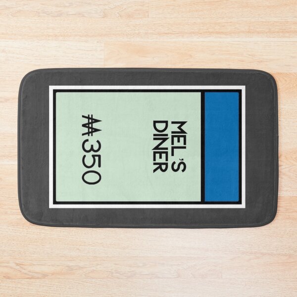 Item preview, Mel's Diner custom Monoply tile designed and sold by RstyBcktWkshp.