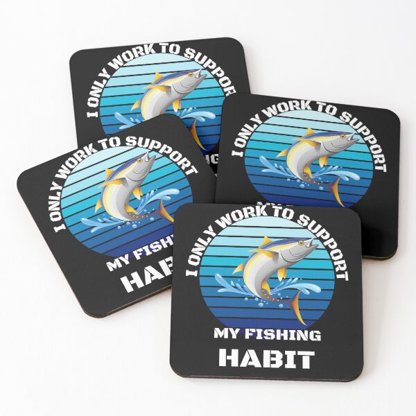 Item preview, Fishing Lover | I only work to support my fishing habit | Funny designed and sold by BlessedConcepts.