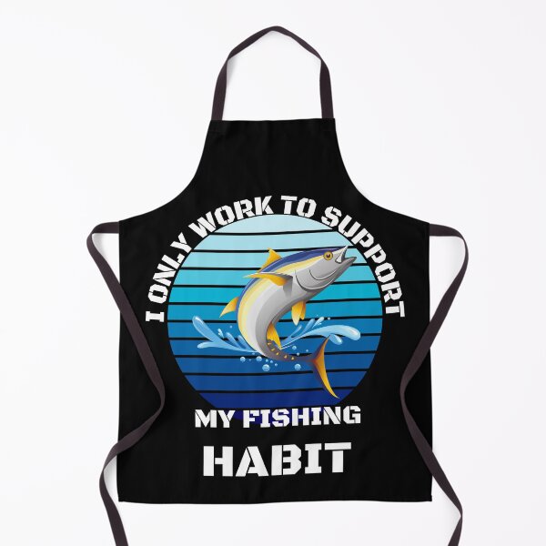 Item preview, Fishing Lover | I only work to support my fishing habit | Funny designed and sold by BlessedConcepts.