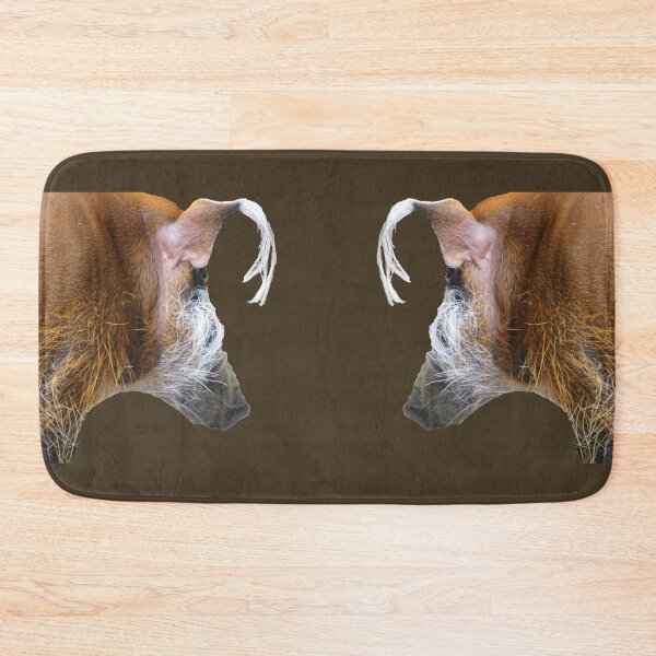 Item preview, Red river hog side profile (brown background) designed and sold by PowerfulPhotos.