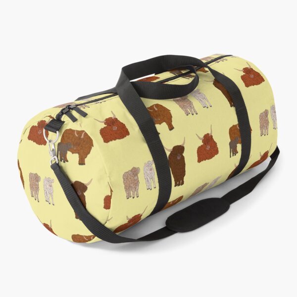 Item preview, Highland Cows Pattern Yellow designed and sold by Ashley Gagnon.