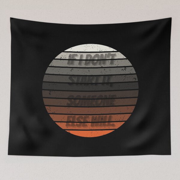 Item preview, Life Phrase On Retro Sunset Background With Dark Colors designed and sold by SN-MI.