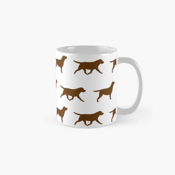 Life is Better with Chocolate Lab Labrador Watercolor Mug Dog Lover Coffee Cup