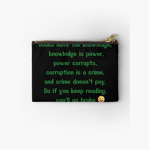Item preview, BOOKS HAVE THE KNOWLEDGE-SAGFABULOUS designed and sold by SagFabulous.