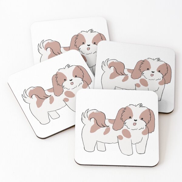 Item preview, Cute Shih tzu dog cartoon illustration for shih tzu owners designed and sold by Yarafantasyart.