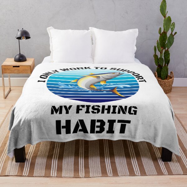 Item preview, Fishing Lover | I only work to support my fishing habit | Funny designed and sold by BlessedConcepts.