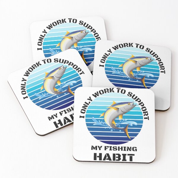Item preview, Fishing Lover | I only work to support my fishing habit | Funny designed and sold by BlessedConcepts.
