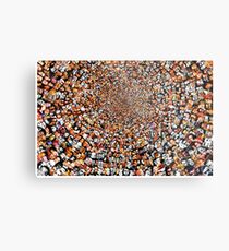 "Breaking Bad" Edition of "The Work" 3200 Faces Collage. Metal Print