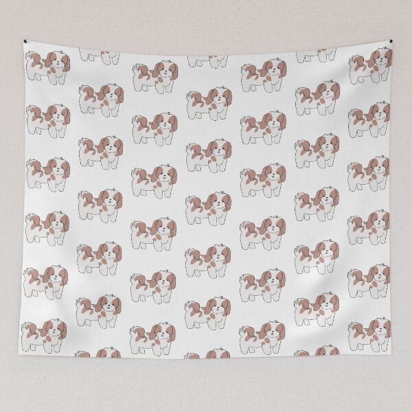 Item preview, Cute Shih tzu dog cartoon illustration for shih tzu owners designed and sold by Yarafantasyart.