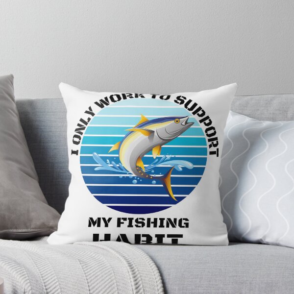 Item preview, Fishing Lover | I only work to support my fishing habit | Funny designed and sold by BlessedConcepts.