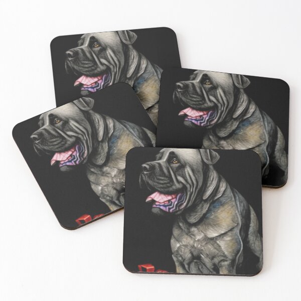 Item preview, Cane Corso Dog Christmas Celebration 5 designed and sold by AnadAA.
