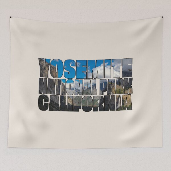 Item preview, Yosemite National Park California, transparent lettering designed and sold by MH65Designs.