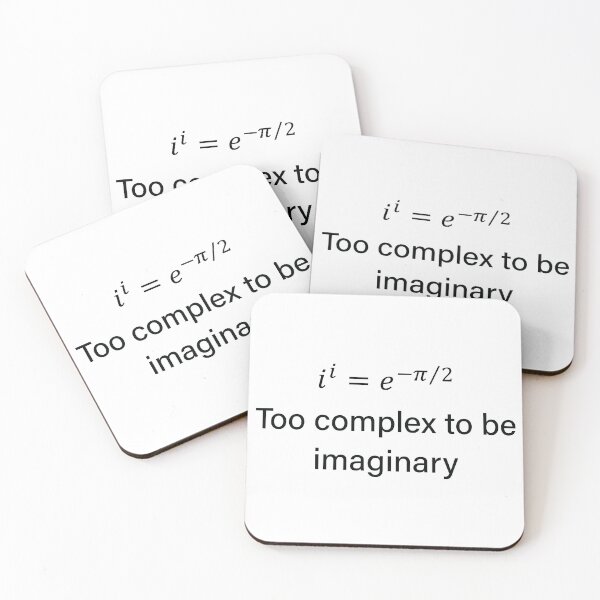 Item preview, Math Fun: Too Complex To Be Imaginary designed and sold by ScienceCorner.