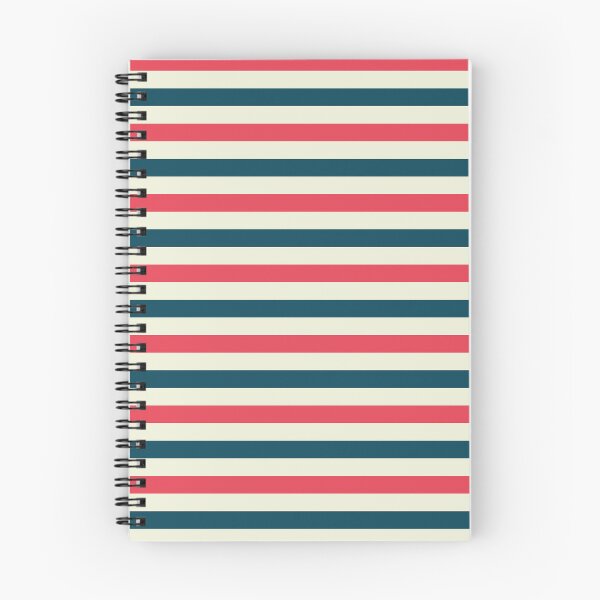 Item preview, Red White And Blue Retro Nautical Stripes Pattern designed and sold by Pattern1design.