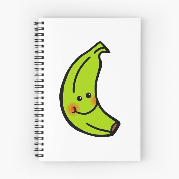 Item preview, Dibujos animados de banana verde fruta Doodle designed and sold by Prawny.