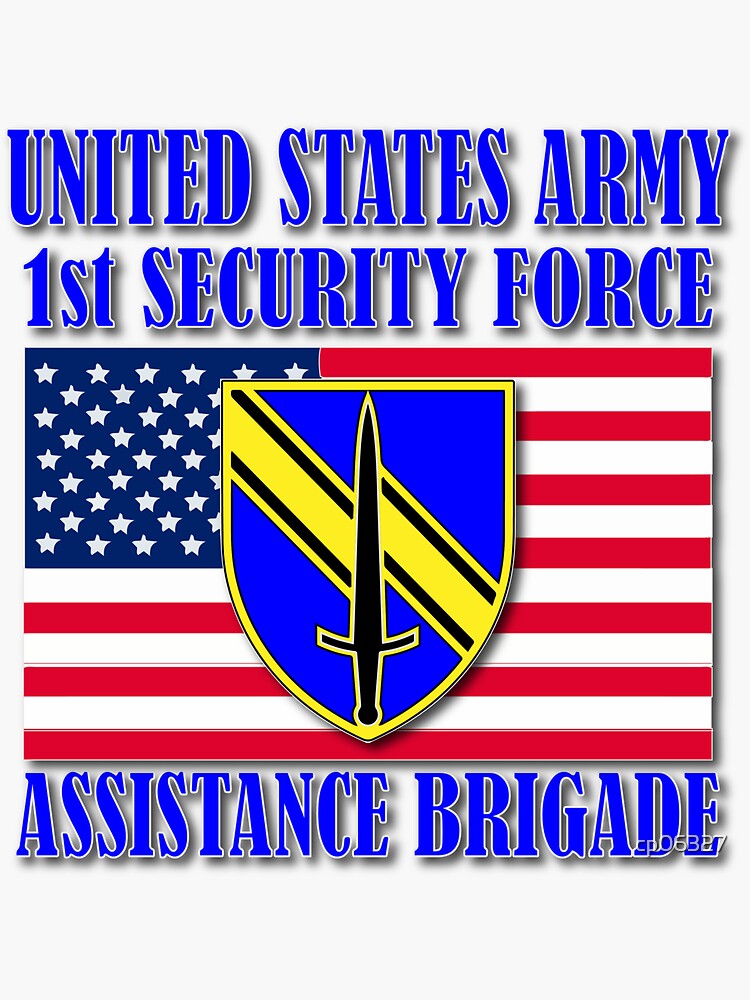 "1st Security Force Assistance Brigade" Sticker for Sale by cp06327