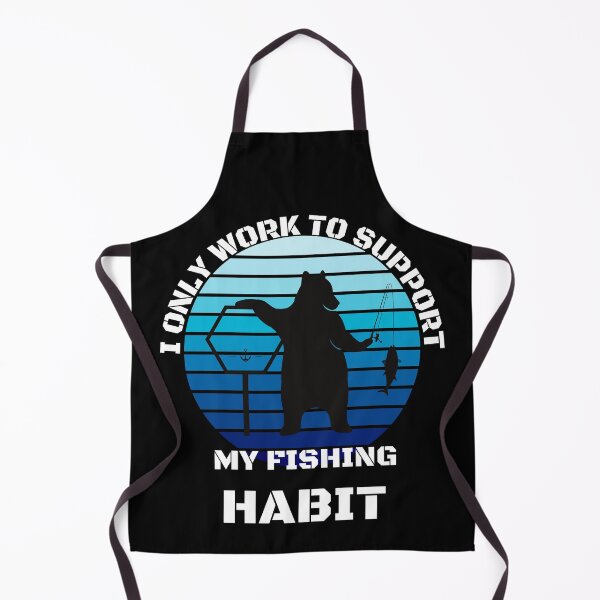 Item preview, Funny | Fishing Lover | I only work to support my fishing habit designed and sold by BlessedConcepts.